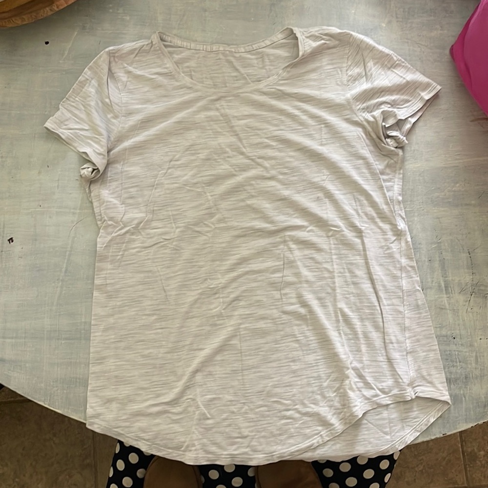 Lululemon short sleeve workout top. Size 4.